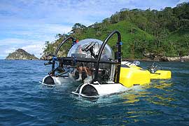 Субмарина на яхте Sea Hunter, дайв-сафари на остров Кокос. Субмарина на яхте Sea Hunter, дайв-сафари на остров Кокос.