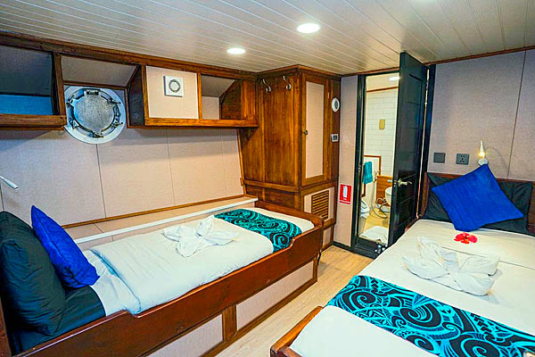 Яхта Solomons Master. Каюта Classic Twin Яхта Solomons Master. Каюта Classic Twin