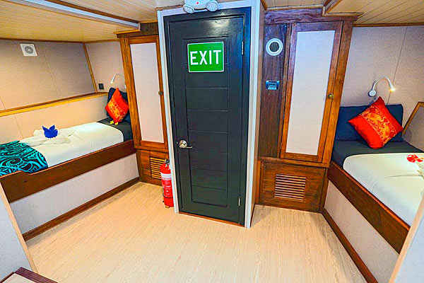 Яхта Solomons Master. Каюта Premium Twin Яхта Solomons Master. Каюта Premium Twin