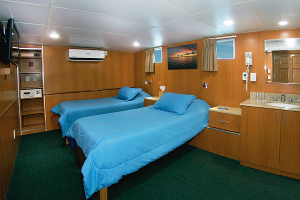 Каюта Twin на яхте Odyssey Каюта Twin на яхте Odyssey