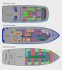 План палуб яхты Ocean Hunter III