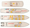 План яхты Turks & Caicos Explorer II