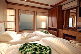 Яхта Virgo (Ark Venture), каюта Suite на верхней палубе