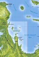 Чендравасих-Бей (Cenderawasih Bay) - большой залив на севере-западе острова Новая Гвинея и крупнейший в Индонезии Национальный парк