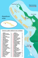 Карта дайв-сайтов на Isla de la Juventud (Остров Молодежи)
