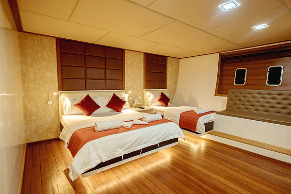 Яхта Adora: каюта Standard.