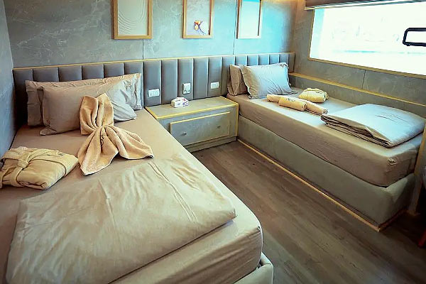 Каюты Premium Twin на яхте Avo.