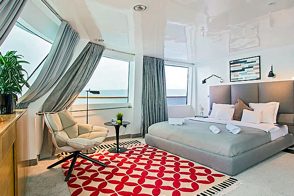Яхта Azalea, каюта Master Suite на главной палубе