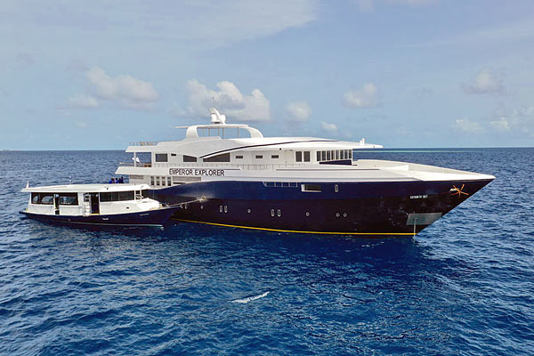 Яхта Emperor Explorer, дайвинг на Мальдивах