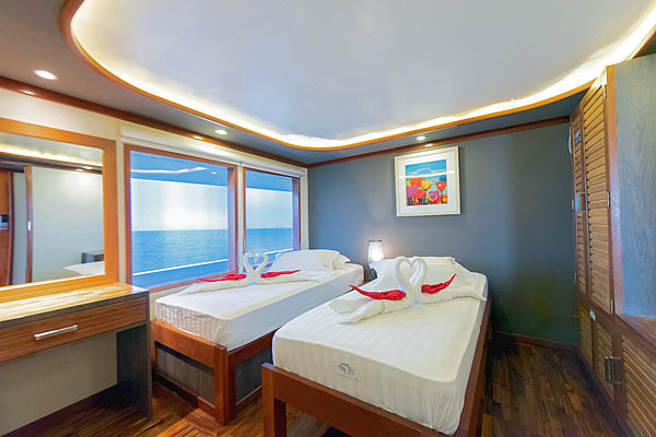 Каюта «Seaview Suites» на яхте Maldives Legend III