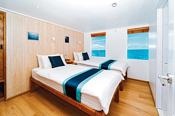 Каюта &laquo;Seaview Twin&raquo; на яхте Myna II