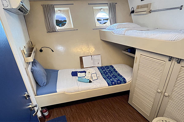 Каюта Twin на яхте Raja Ampat Aggressor