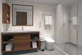 Яхта White Manta: ванная комната с душем