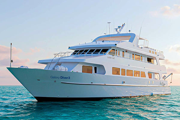 Яхта Galaxy Diver III. Дайвинг на Галапагосских островах