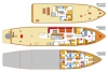 План палуб корабля Maya`s Dugong