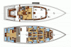 План яхты Palau Siren