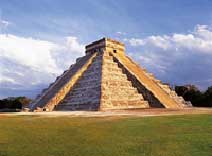 Туры в Мексику. Древние цивилизации майя: пирамида.