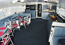 Салон на яхте Caribbean Explorer II