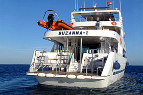 Яхта Suzanna I. Дайв-платформа