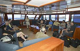 Яхта Galapagos Master: кают-компания